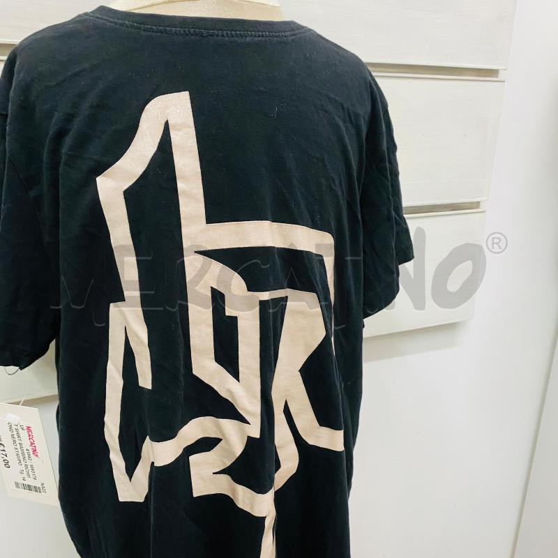 T SHIRT BAMBINO RICHMOND NERO STAMPO ROSA CHIARO  | Mercatino dell'Usato Lago patria - giugliano in c. 2