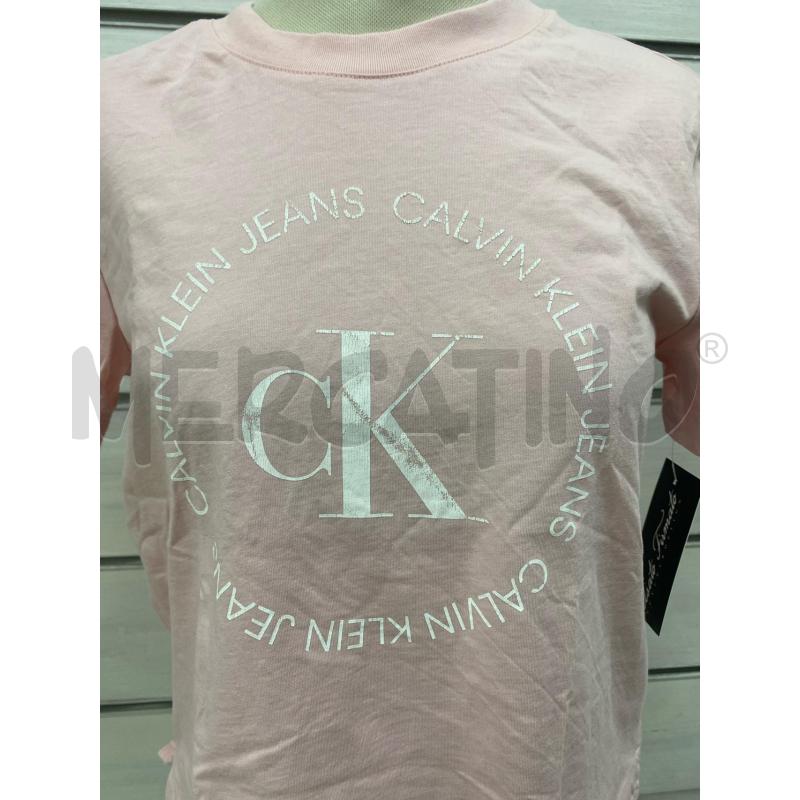 T SHIRT DONNA CALVIN KLEIN ROSA  | Mercatino dell'Usato Lago patria - giugliano in c. 2