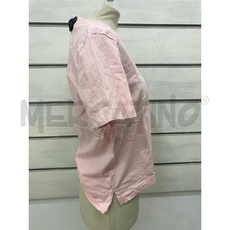 T SHIRT DONNA CALVIN KLEIN ROSA  | Mercatino dell'Usato Lago patria - giugliano in c. 3