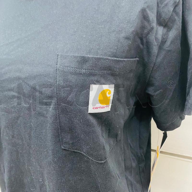 T SHIRT DONNA CARHARTT NERA TASCHINO CON LOGO | Mercatino dell'Usato Lago patria - giugliano in c. 2