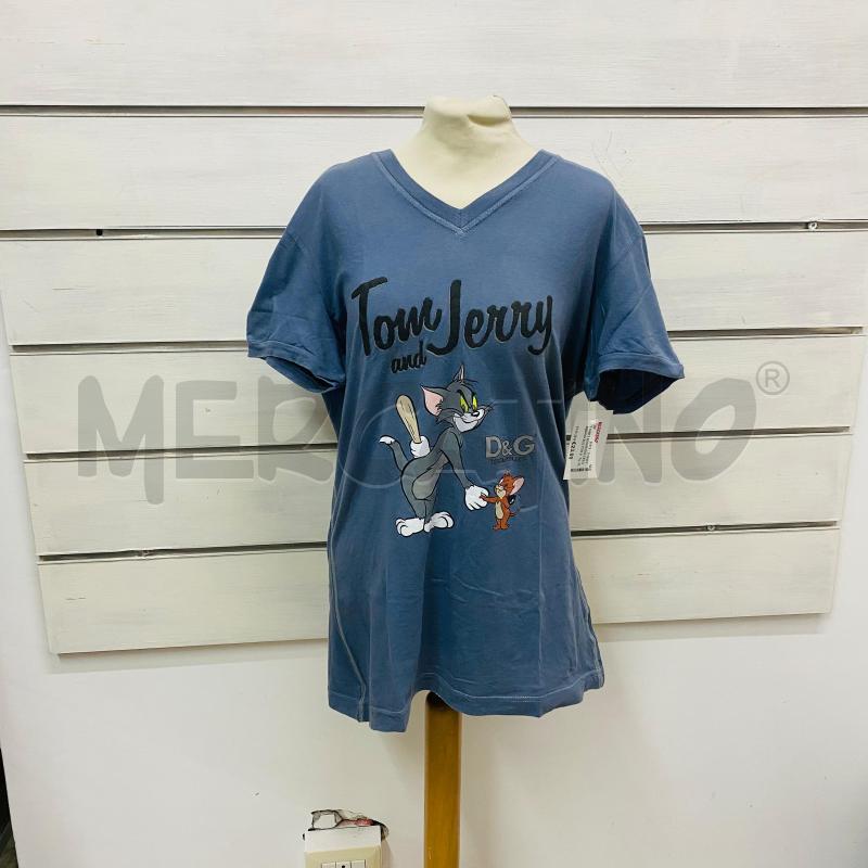 T SHIRT DONNA DOLCE&GABBANA BLU TOM &JERRY  | Mercatino dell'Usato Lago patria - giugliano in c. 1