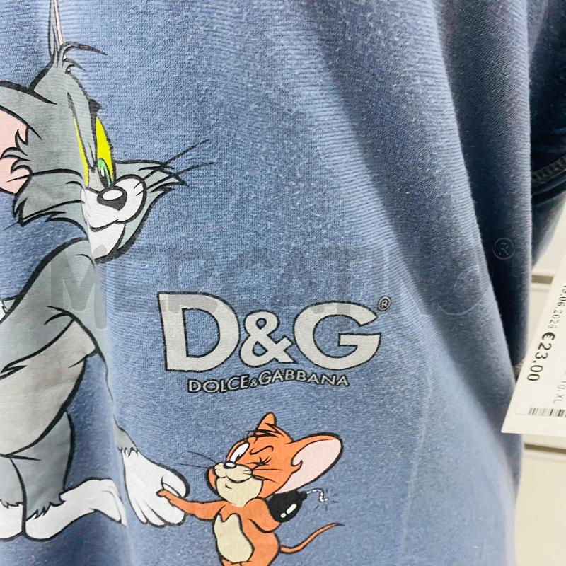 T SHIRT DONNA DOLCE&GABBANA BLU TOM &JERRY  | Mercatino dell'Usato Lago patria - giugliano in c. 3