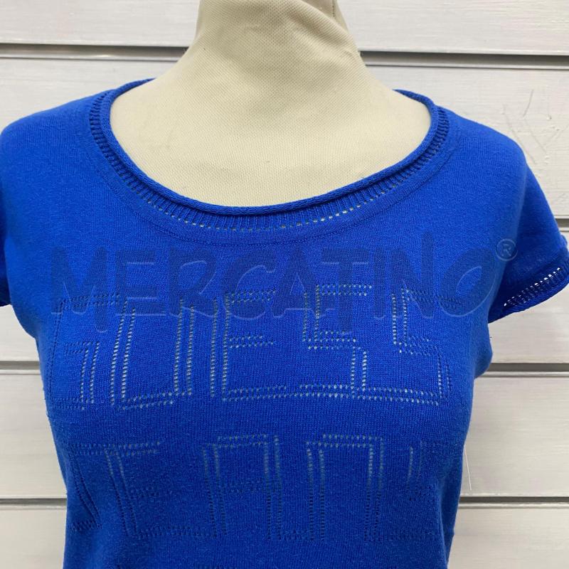 T SHIRT DONNA GUESS BLU LAVORATA MAGLINA | Mercatino dell'Usato Lago patria - giugliano in c. 2