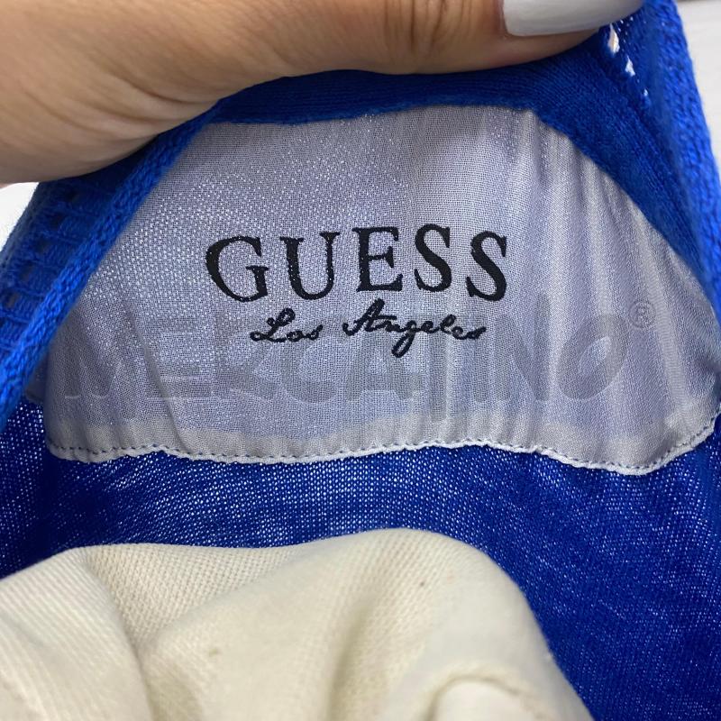 T SHIRT DONNA GUESS BLU LAVORATA MAGLINA | Mercatino dell'Usato Lago patria - giugliano in c. 5