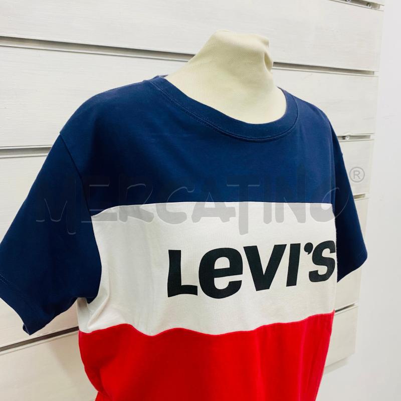 T SHIRT DONNA LEVI'S TRE COLORI CROP  | Mercatino dell'Usato Lago patria - giugliano in c. 2