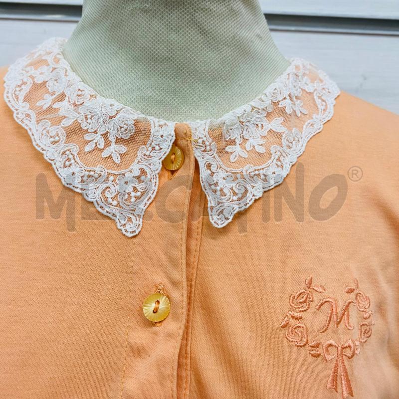 T SHIRT DONNA MARELLA TRICOT SALMONE BAVERO DI PIZZO DETTAGLIO RICAMATO  | Mercatino dell'Usato Lago patria - giugliano in c. 3