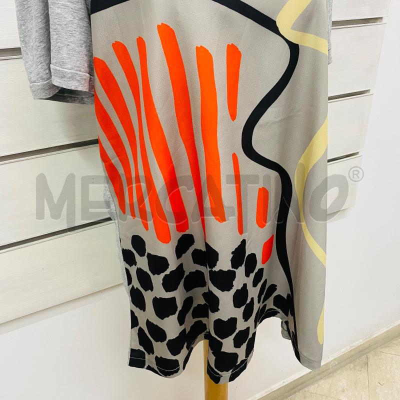 T SHIRT DONNA MARINA SPORT GRIGIA DAVANTI FANTASIA ARANCIO | Mercatino dell'Usato Lago patria - giugliano in c. 3