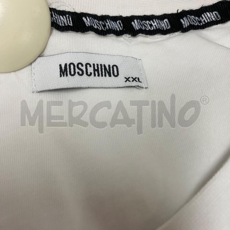 T SHIRT DONNA MOSCHINO BIANCO STAMPA ORSETTO MARRONE IN RILIEVO | Mercatino dell'Usato Lago patria - giugliano in c. 5