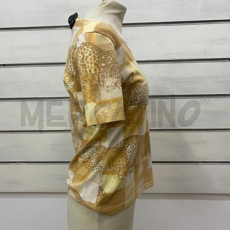 T SHIRT DONNA SALVATORE FERRAGAMO TIGRE BIEGE | Mercatino dell'Usato Lago patria - giugliano in c. 3