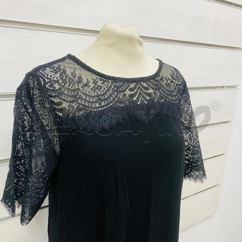 T SHIRT DONNA TWIN SET NERA PIZZO SCOLLO | Mercatino dell'Usato Lago patria - giugliano in c. 2