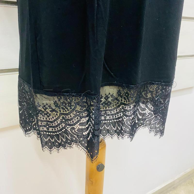 T SHIRT DONNA TWIN SET NERA PIZZO SCOLLO | Mercatino dell'Usato Lago patria - giugliano in c. 3