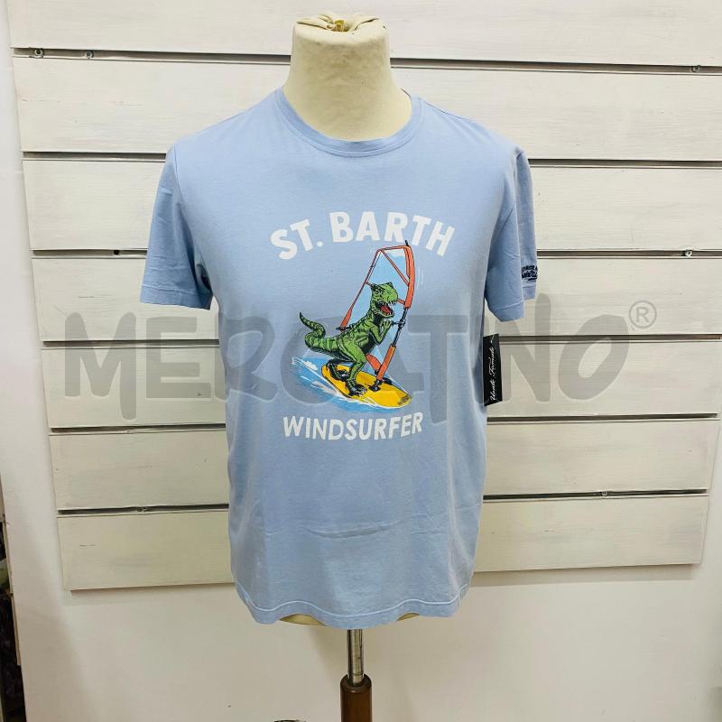 T SHIRT UOMO SAINT BARTH CELESTE T-REX | Mercatino dell'Usato Lago patria - giugliano in c. 1
