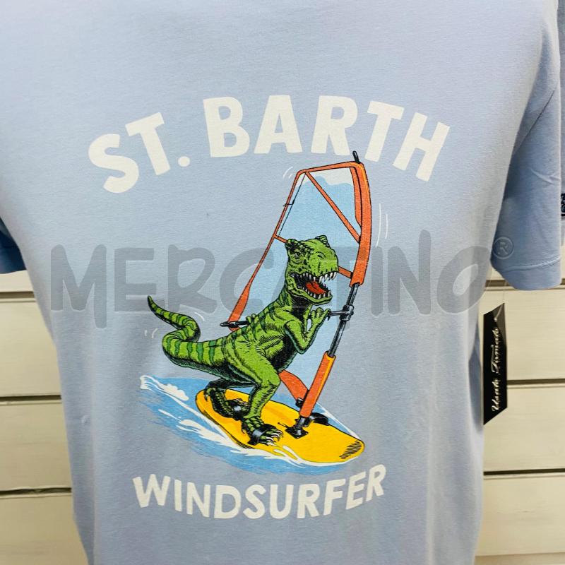T SHIRT UOMO SAINT BARTH CELESTE T-REX | Mercatino dell'Usato Lago patria - giugliano in c. 3