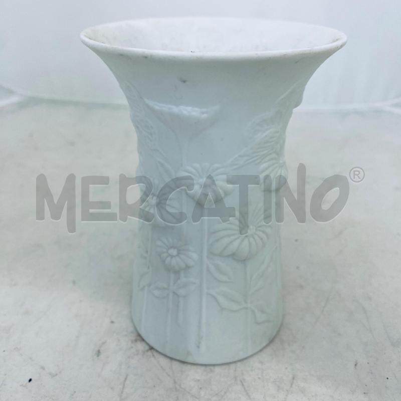 VASO KAISER GERMANY BIANCO FIORI IN RILIEVO  | Mercatino dell'Usato Lago patria - giugliano in c. 1