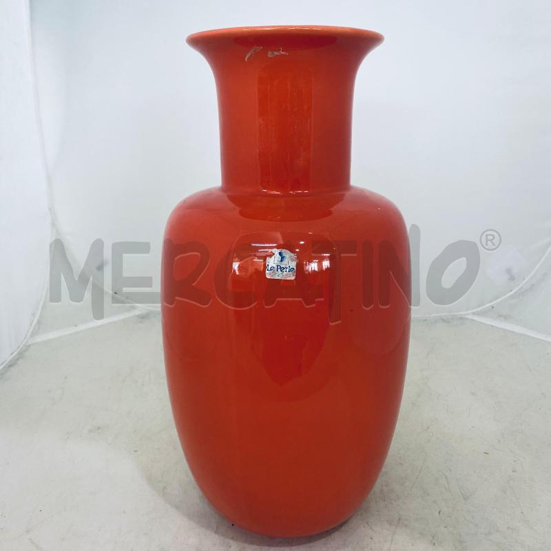 VASO LE PERLE ARANCIO FLUO | Mercatino dell'Usato Lago patria - giugliano in c. 1