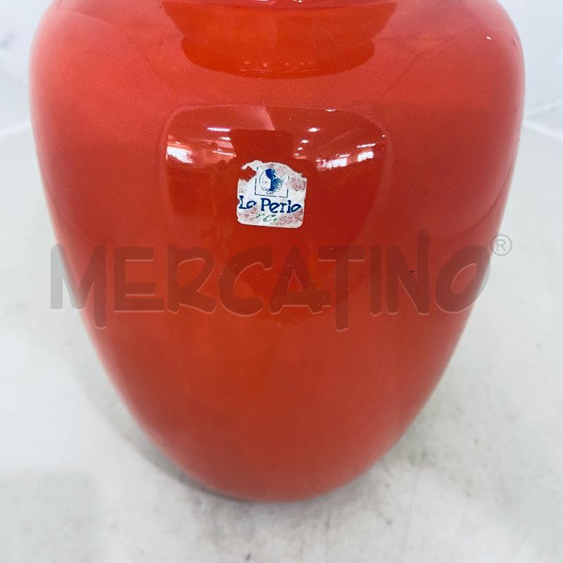 VASO LE PERLE ARANCIO FLUO | Mercatino dell'Usato Lago patria - giugliano in c. 2