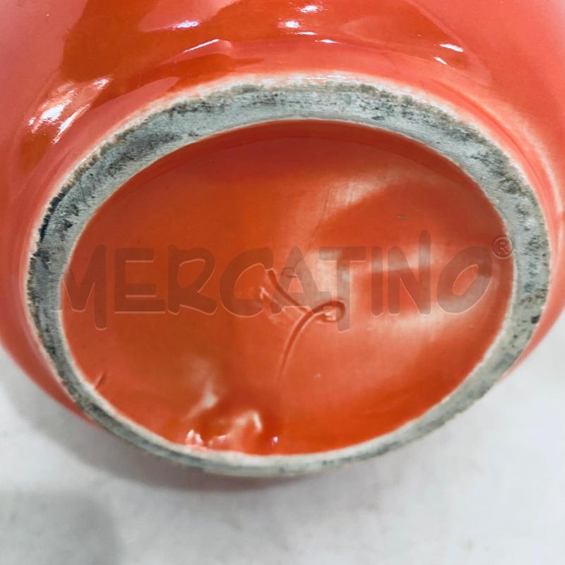 VASO LE PERLE ARANCIO FLUO | Mercatino dell'Usato Lago patria - giugliano in c. 4