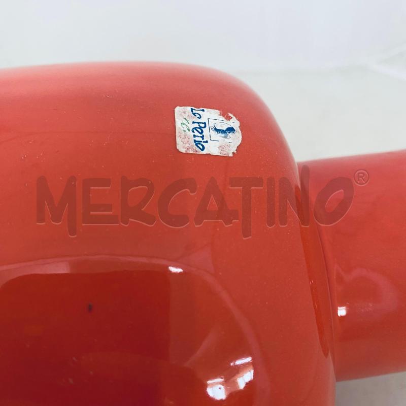 VASO LE PERLE ARANCIO FLUO | Mercatino dell'Usato Lago patria - giugliano in c. 5