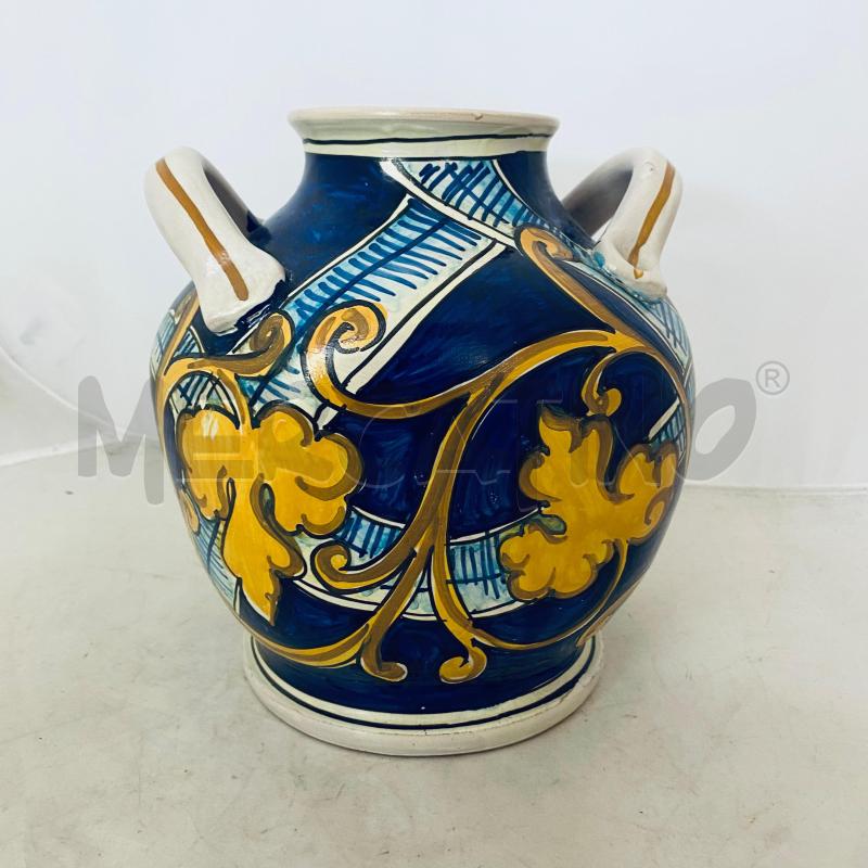 VASO SABELLA SCIACCA DUE MANICI DISEGNBO BLU | Mercatino dell'Usato Lago patria - giugliano in c. 5