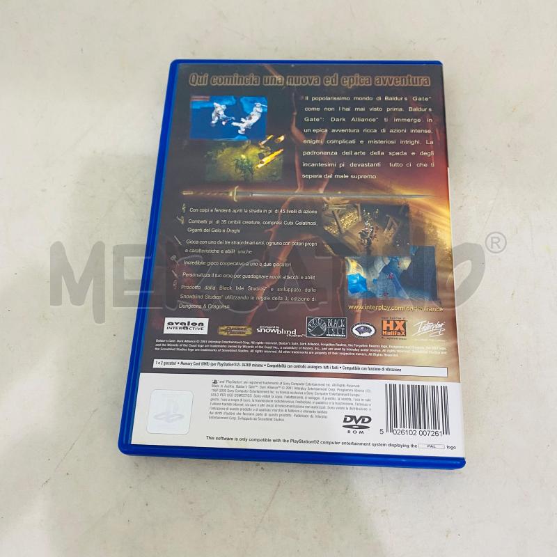 VIDEO GIOCO DARK ALLIANCE PLAYSTATION2 | Mercatino dell'Usato Lago patria - giugliano in c. 2