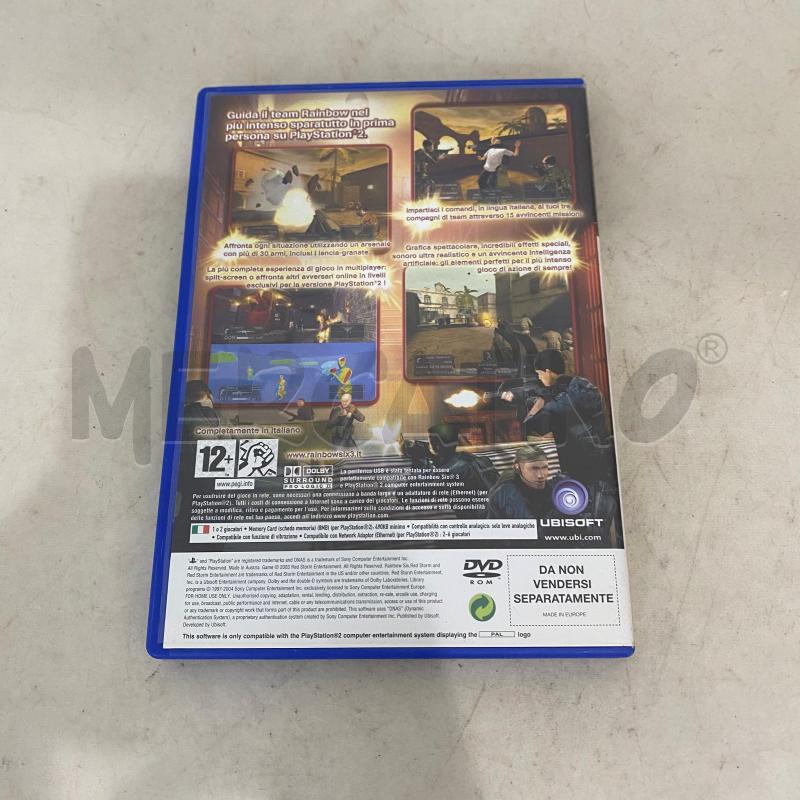 VIDEO GIOCO RAINBOW SIX 3 | Mercatino dell'Usato Lago patria - giugliano in c. 2