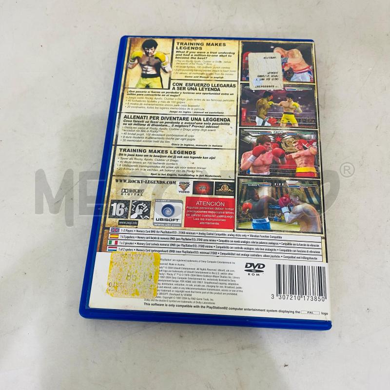 VIDEO GIOCO ROCKY LEGENDS -PS2 PRESENTA GRAFFI | Mercatino dell'Usato Lago patria - giugliano in c. 3