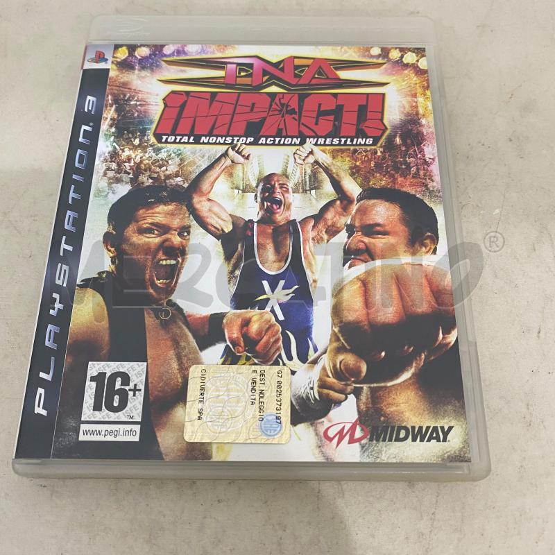 VIDEO GIOCO TNA IMPACT TOTAL NONSTOP ACTION WRESTLING PLAYSTATION 3 PS3 SONY BUONE COND. | Mercatino dell'Usato Lago patria - giugliano in c. 1
