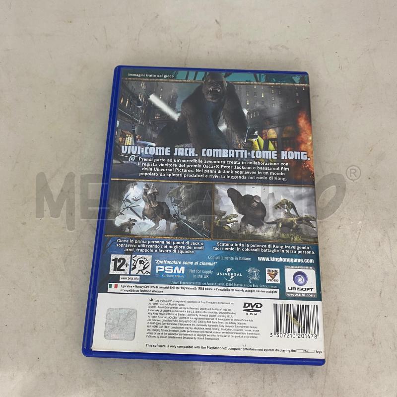 VIDEO GIOCO VIDEOGIOCO PLAYSTATION 2 PETER JACKSON KING KONG | Mercatino dell'Usato Lago patria - giugliano in c. 2