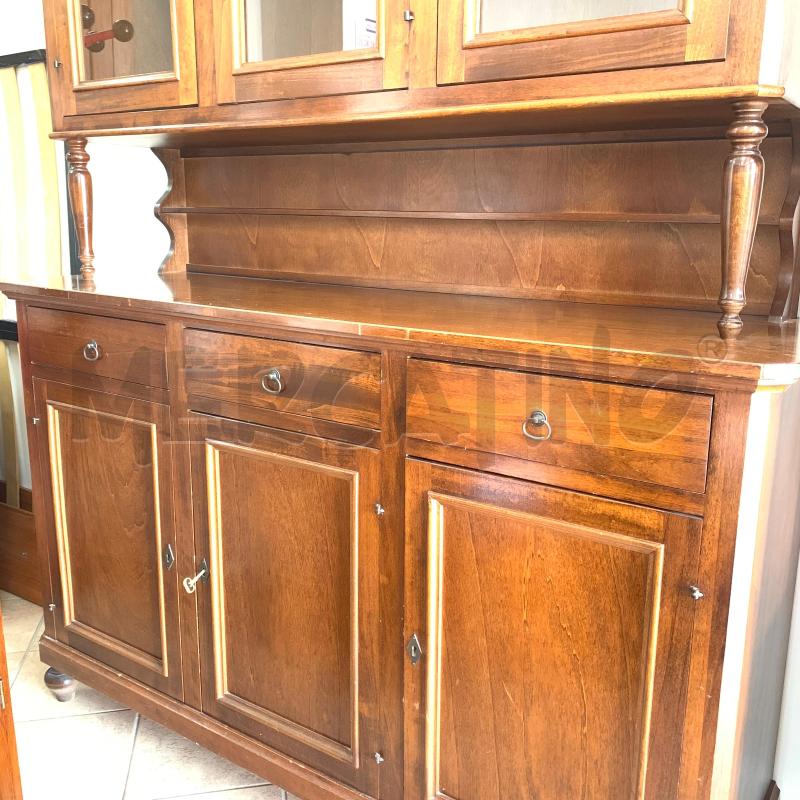 CREDENZA DOPPIO CORPO ARTE POVERA | Mercatino dell'Usato Varcaturo - giugliano in c. 3