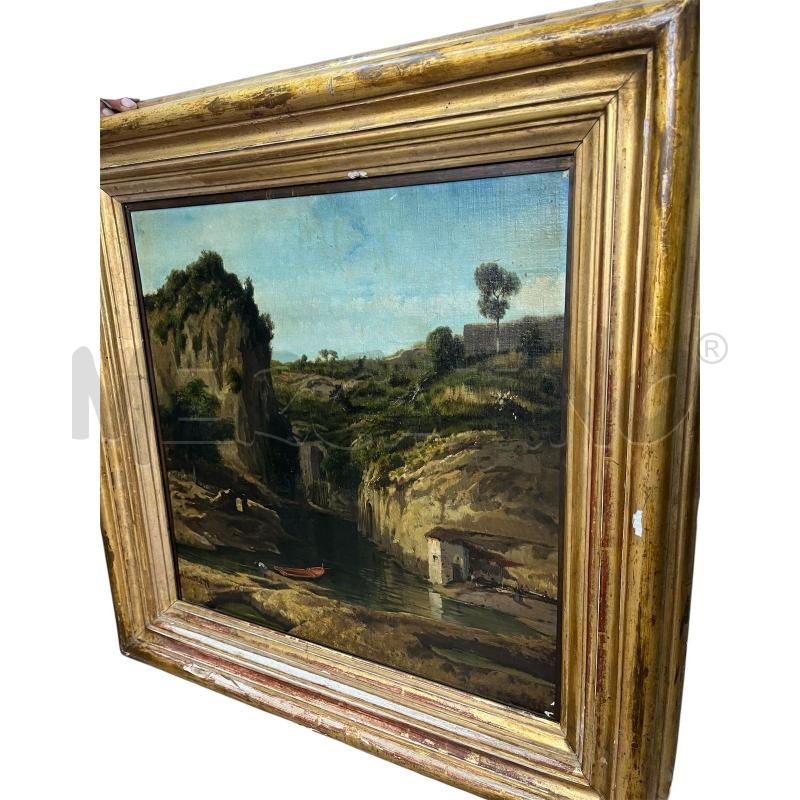 DIPINTO OLIO SU TELA ACHILLE CARRILLO 1871 | Mercatino dell'Usato Varcaturo - giugliano in c. 4