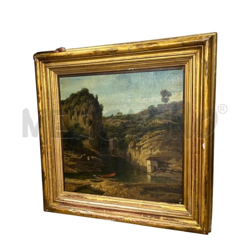 DIPINTO OLIO SU TELA ACHILLE CARRILLO 1871 | Mercatino dell'Usato Varcaturo - giugliano in c. 5