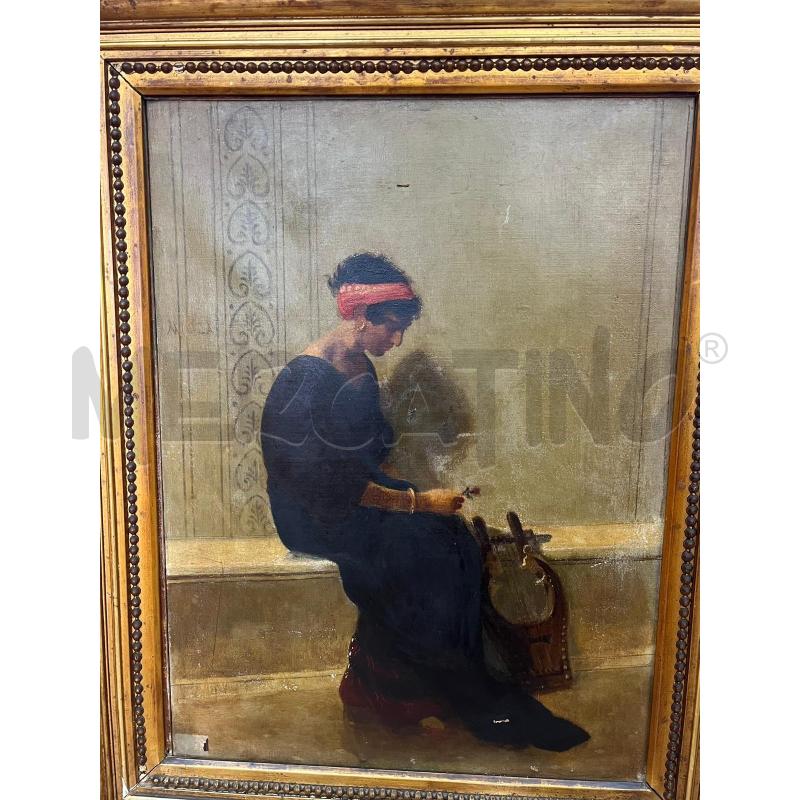 DIPINTO OLIO SU TELA ATTRIBUITO CARLO SIVIERO | Mercatino dell'Usato Varcaturo - giugliano in c. 4