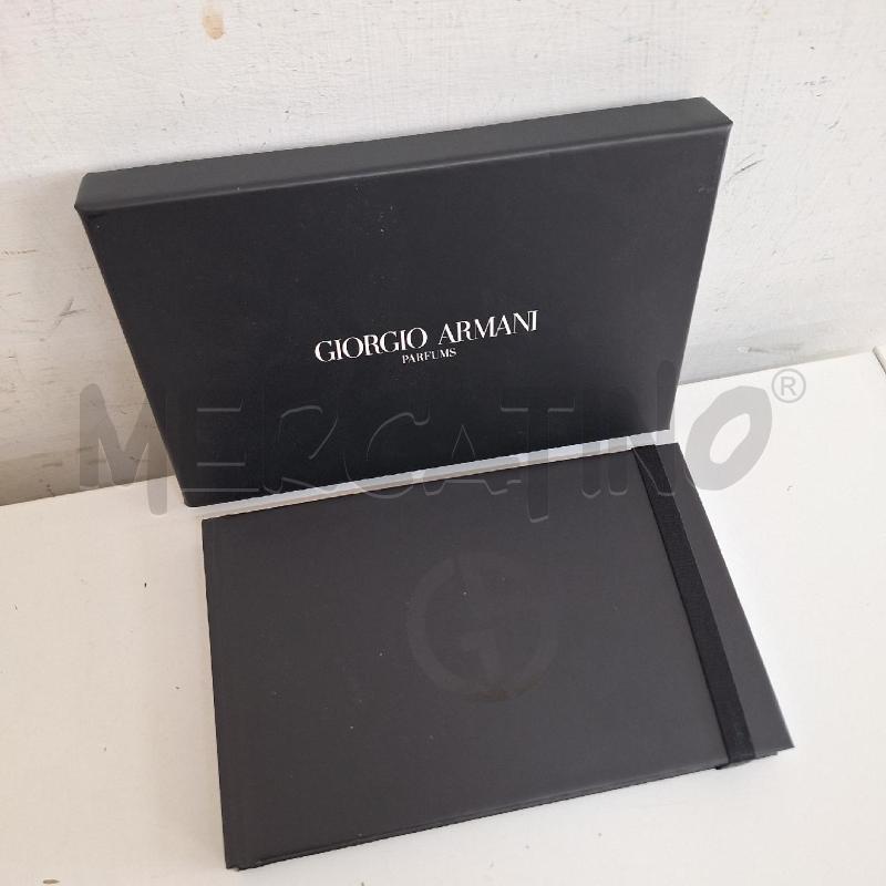 AGENDA GIORGIO ARMANI PARFUMS NERO SCATOLO | Mercatino dell'Usato Ottaviano 3