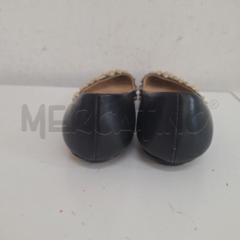BALLERINA ELISABETTA FRANCHI NERO BORCHIE | Mercatino dell'Usato Ottaviano 3