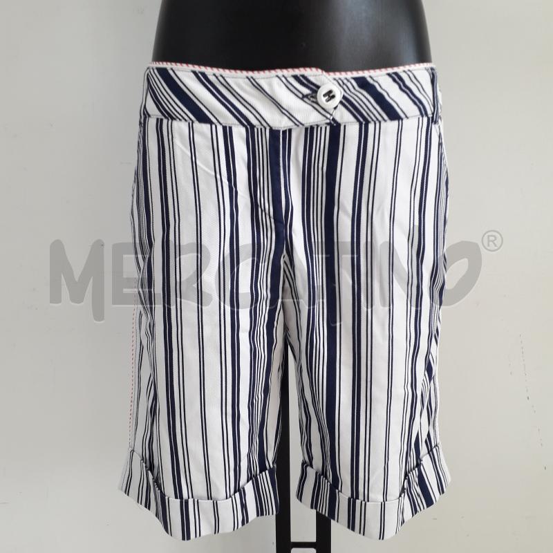 BERMUDA DONNA 22 MAGGIO BLU BIANCO RIGHE | Mercatino dell'Usato Ottaviano
