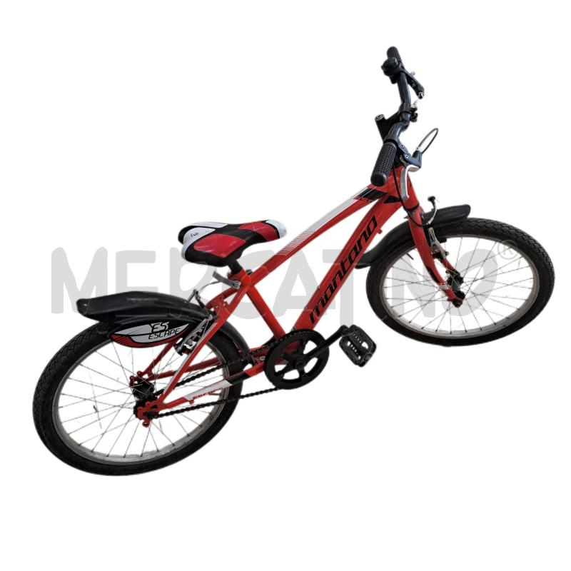 BICICLETTA 20' MONTANA ESCAPE ROSSO BIANCO  | Mercatino dell'Usato Ottaviano 3