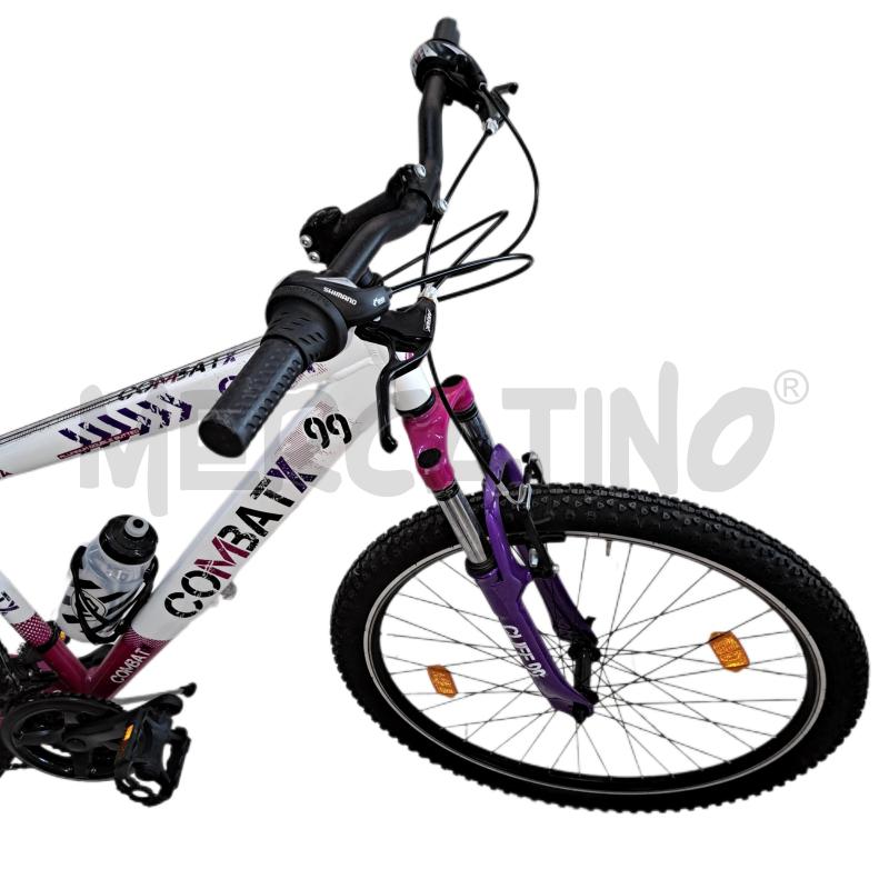 BICICLETTA DONNA BRERA CLIFF COMBAT X 99 BIANCO VIOLA  | Mercatino dell'Usato Ottaviano 3