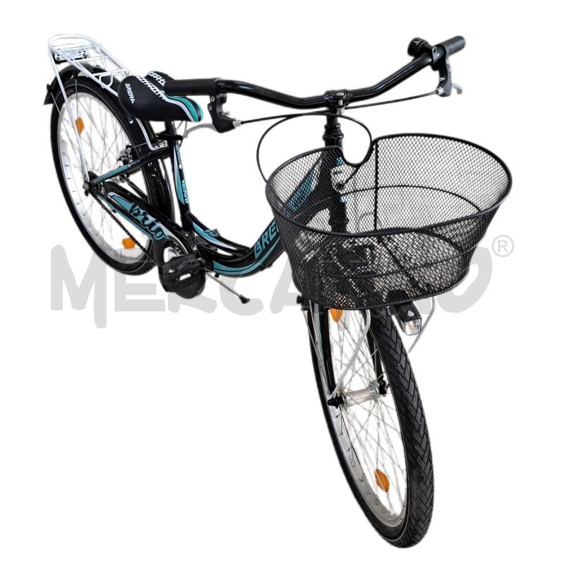 BICICLETTA UOMO / DONNA BRERA BRIO NERO CELESTE  | Mercatino dell'Usato Ottaviano 1