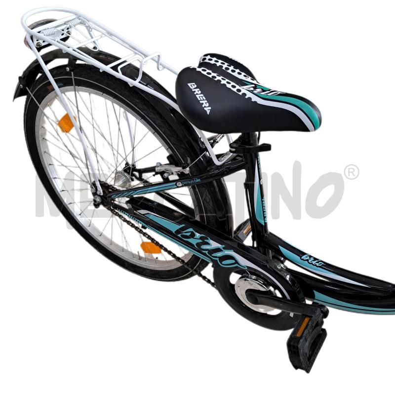 BICICLETTA UOMO / DONNA BRERA BRIO NERO CELESTE  | Mercatino dell'Usato Ottaviano 3