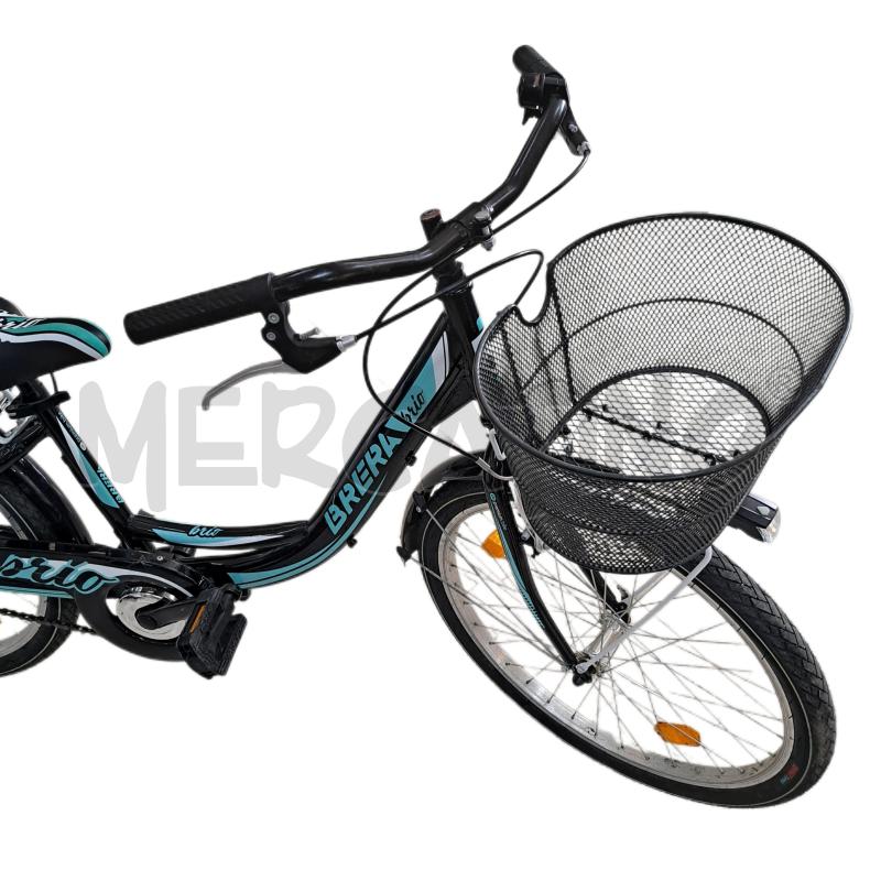 BICICLETTA UOMO / DONNA BRERA BRIO NERO CELESTE  | Mercatino dell'Usato Ottaviano 4
