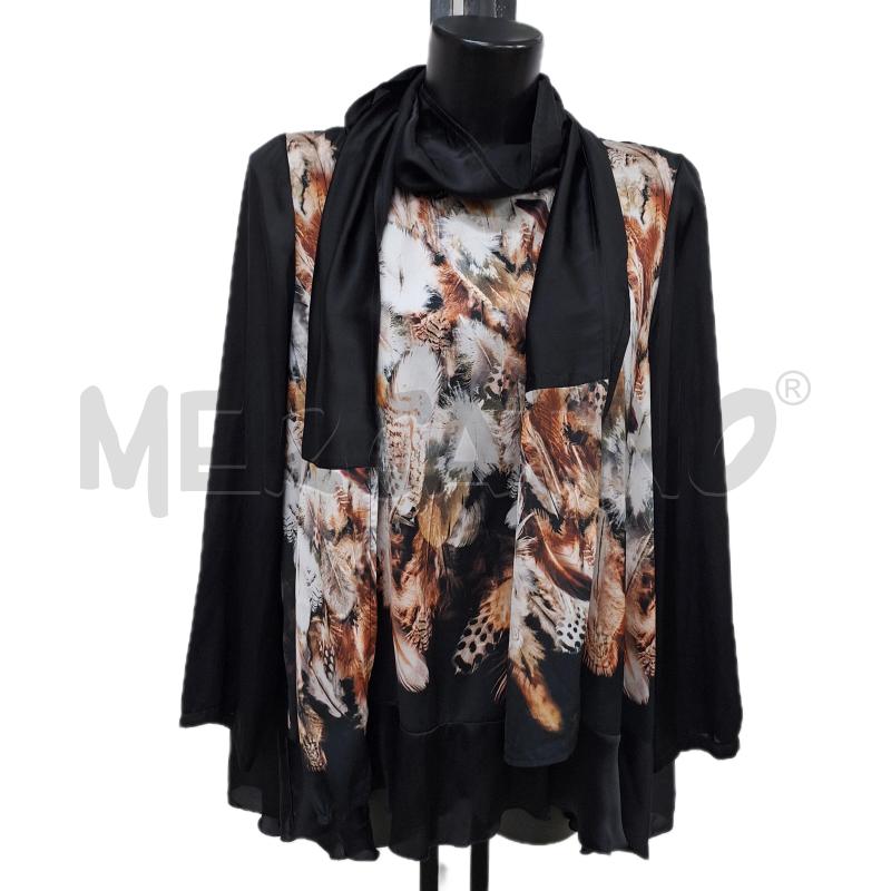BLUSA DONNA CAMELOT NERO NUOVO | Mercatino dell'Usato Ottaviano 1