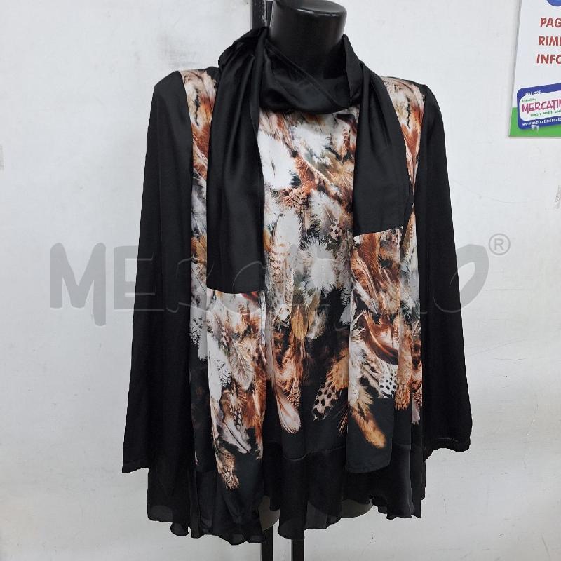BLUSA DONNA CAMELOT NERO NUOVO | Mercatino dell'Usato Ottaviano 2