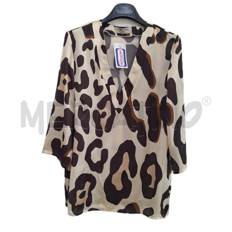 BLUSA DONNA CAMOMILLA BEIGE MARRONE | Mercatino dell'Usato Ottaviano 1