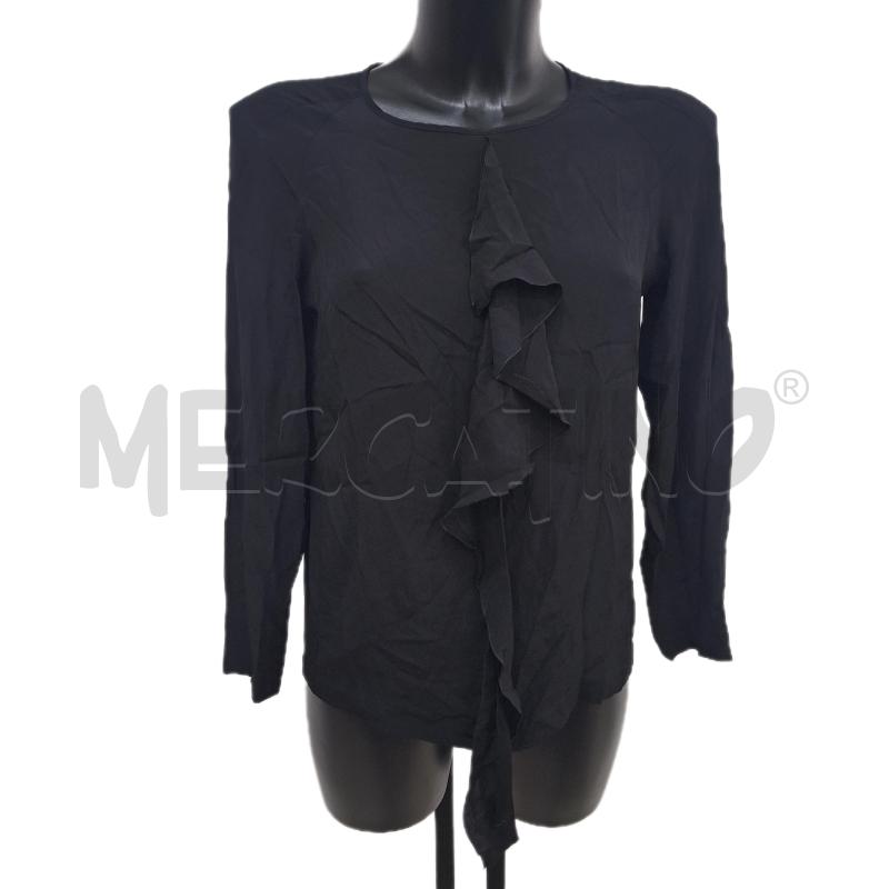 BLUSA DONNA DONDUP NERO ROUCHES | Mercatino dell'Usato Ottaviano 1