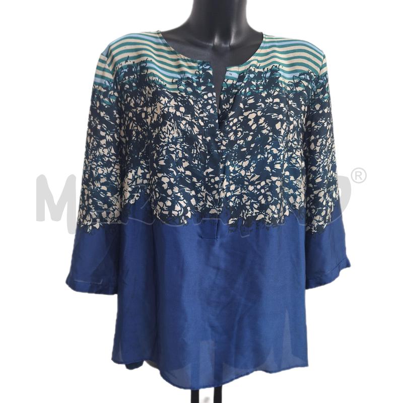 BLUSA DONNA ELENA MIRO BLU DISEGNO | Mercatino dell'Usato Ottaviano 1