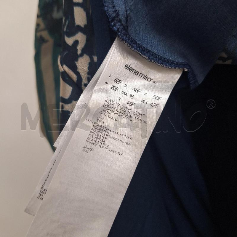 BLUSA DONNA ELENA MIRO BLU DISEGNO | Mercatino dell'Usato Ottaviano 2