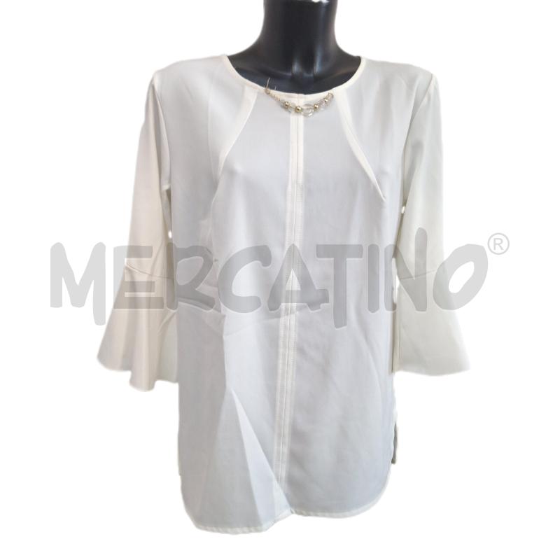 BLUSA DONNA MARTA RUBINI BIANCO NUOVO | Mercatino dell'Usato Ottaviano 1