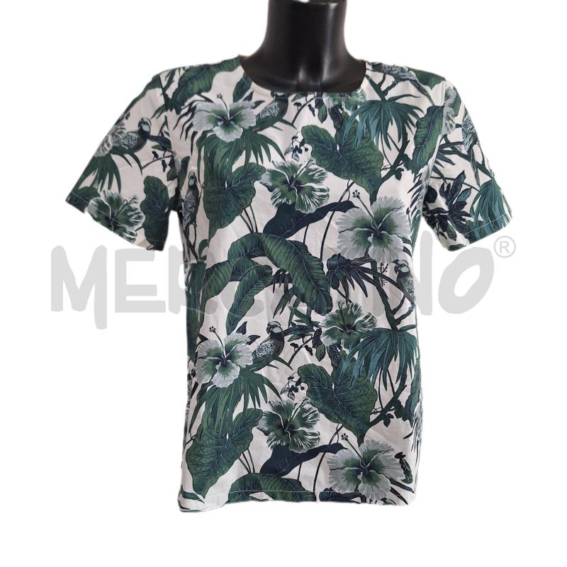 BLUSA DONNA MAXMARA WEEKEND FIORI VERDE  | Mercatino dell'Usato Ottaviano 1