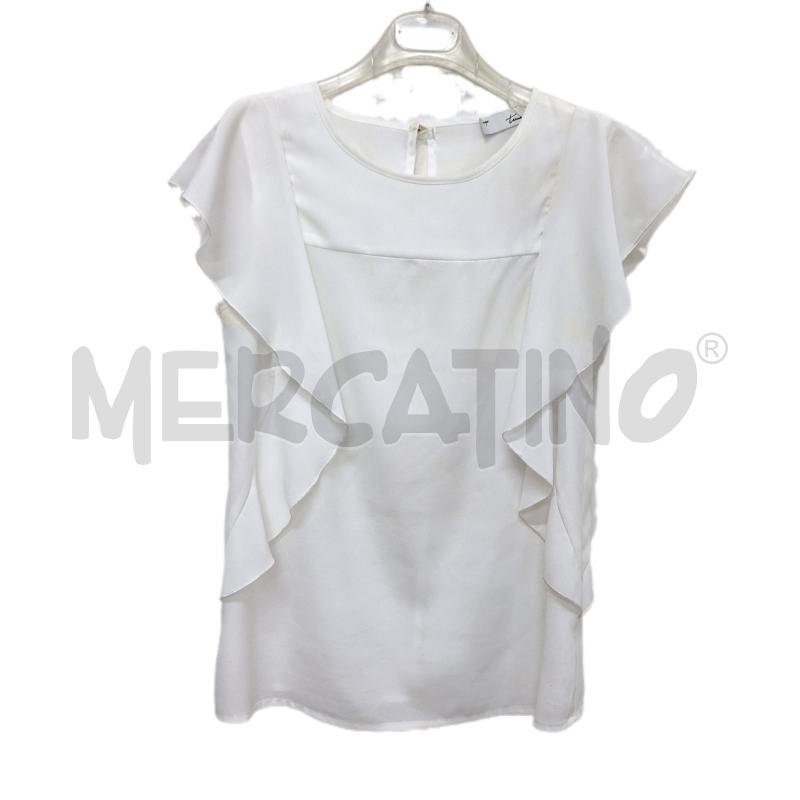 BLUSA DONNA TUWÈ BIANCO ROUCHES NUOVO | Mercatino dell'Usato Ottaviano 1
