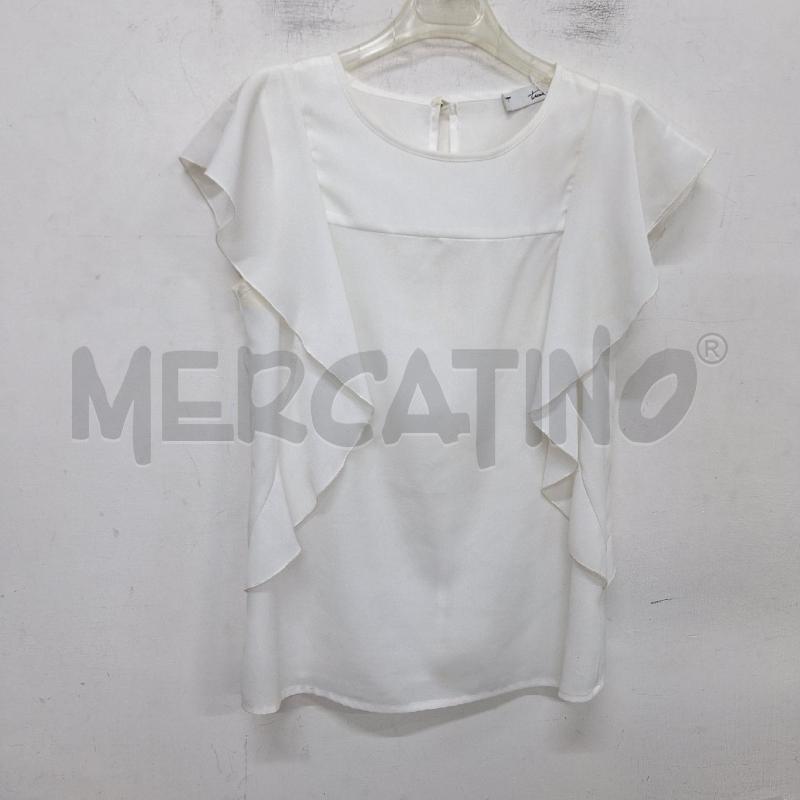 BLUSA DONNA TUWÈ BIANCO ROUCHES NUOVO | Mercatino dell'Usato Ottaviano 2
